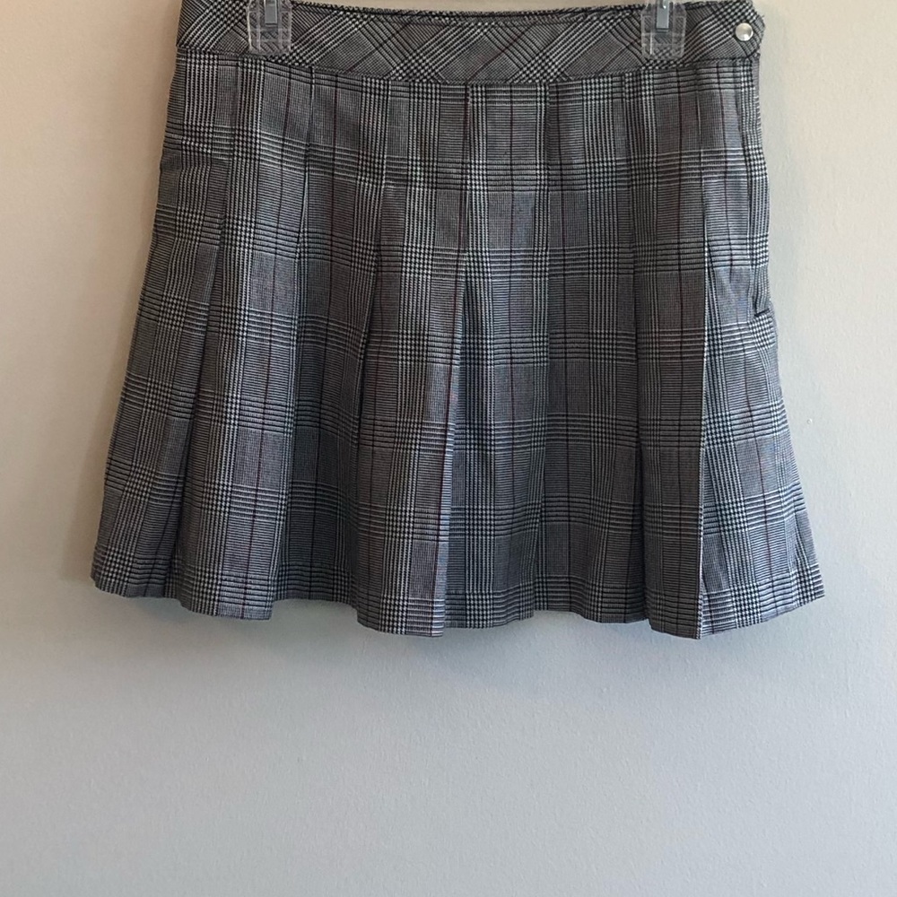 Divided pleated skirt